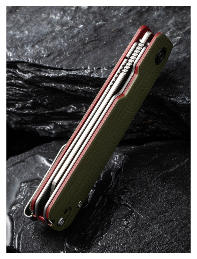 Ніж складаний Civivi Sendy Milled Green/Red C21004B-1, укр, укр
