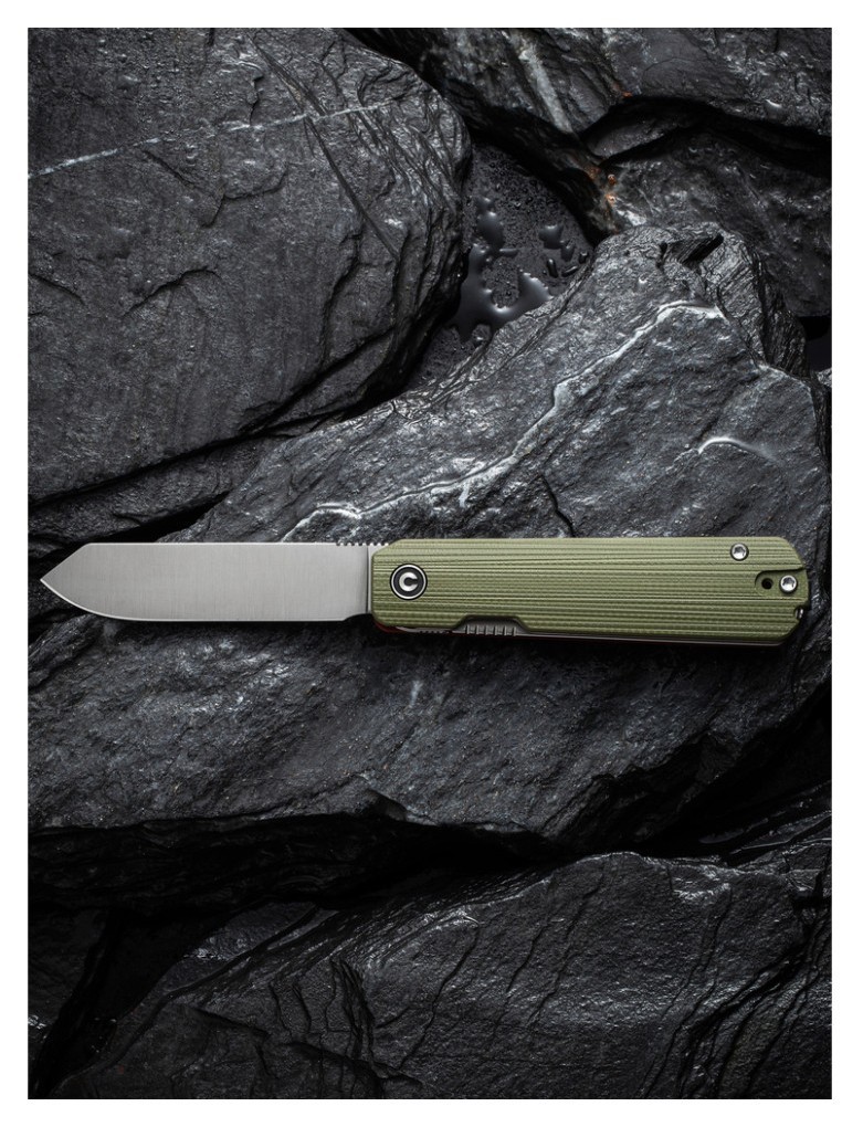 Ніж складаний Civivi Sendy Milled Green/Red C21004B-1, укр, укр