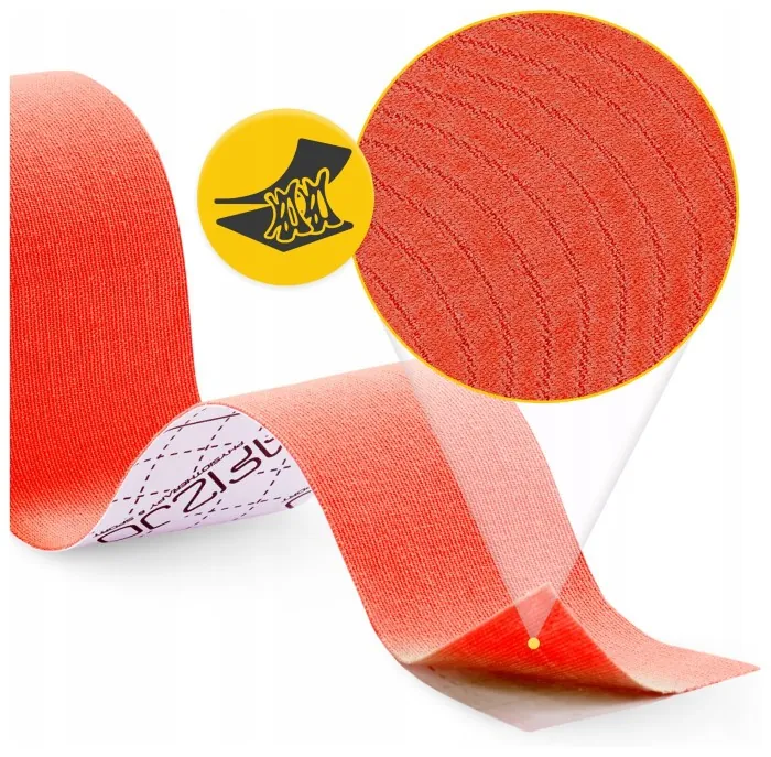 Лента кинезиологическая (кинезио тейп) 4FIZJO 5 см x 5 м Red (P-5907739318800)