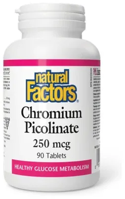 Chromium Picolinate 250mcg - 90 tabs