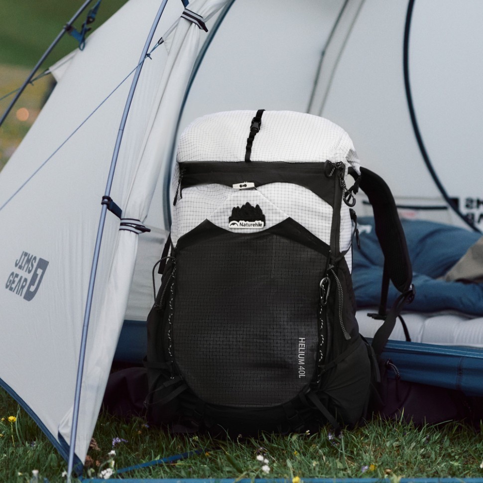 Рюкзак туристичний Naturehike Helium CNK2450XB016, 40 л, чорний, L, укр, укр