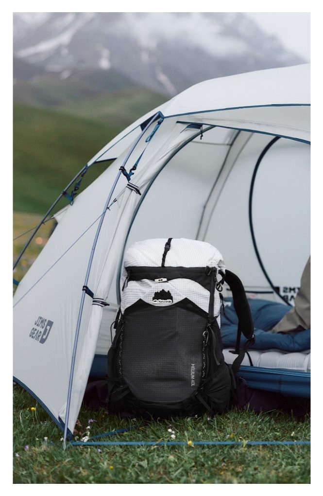 Рюкзак туристичний Naturehike Helium CNK2450XB016, 40 л, чорний, L, укр, укр