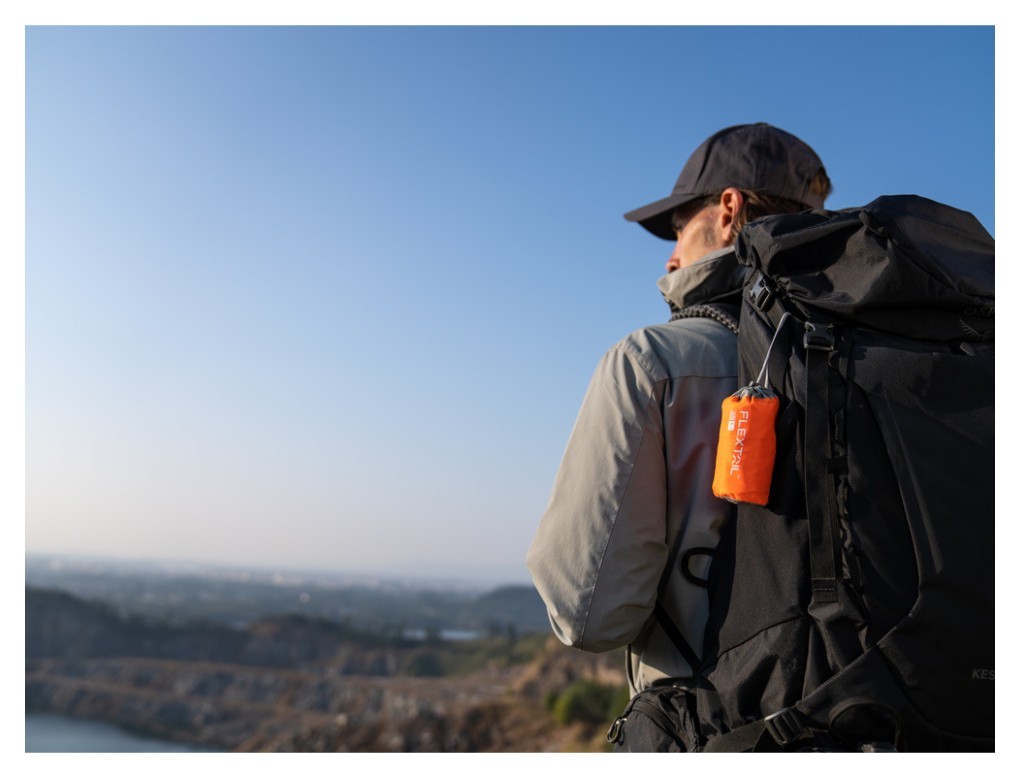 Сидушка надувна Flextail Zero Seat R02, 70 мм, помаранчева, укр, укр