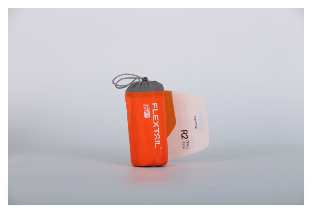 Сидушка надувна Flextail Zero Seat R02, 70 мм, помаранчева, укр, укр