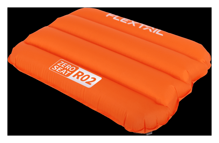 Сидушка надувна Flextail Zero Seat R02, 70 мм, помаранчева, укр, укр