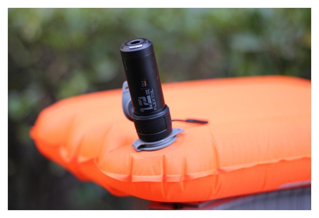 Сидушка надувна Flextail Zero Seat R02, 70 мм, помаранчева, укр, укр