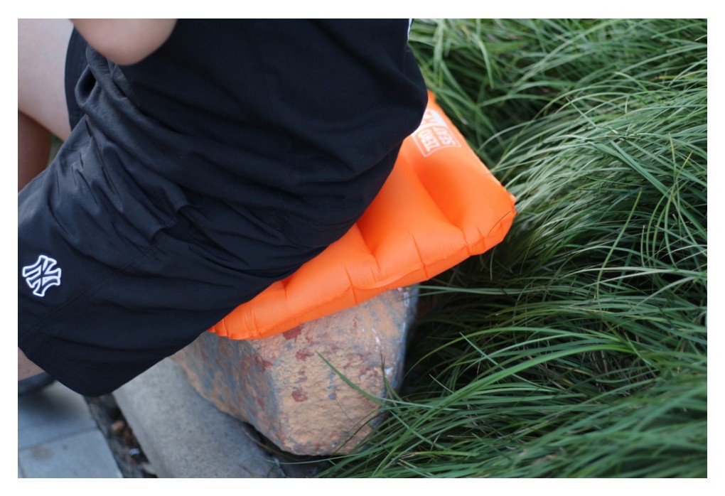 Сидушка надувна Flextail Zero Seat R02, 70 мм, помаранчева, укр, укр