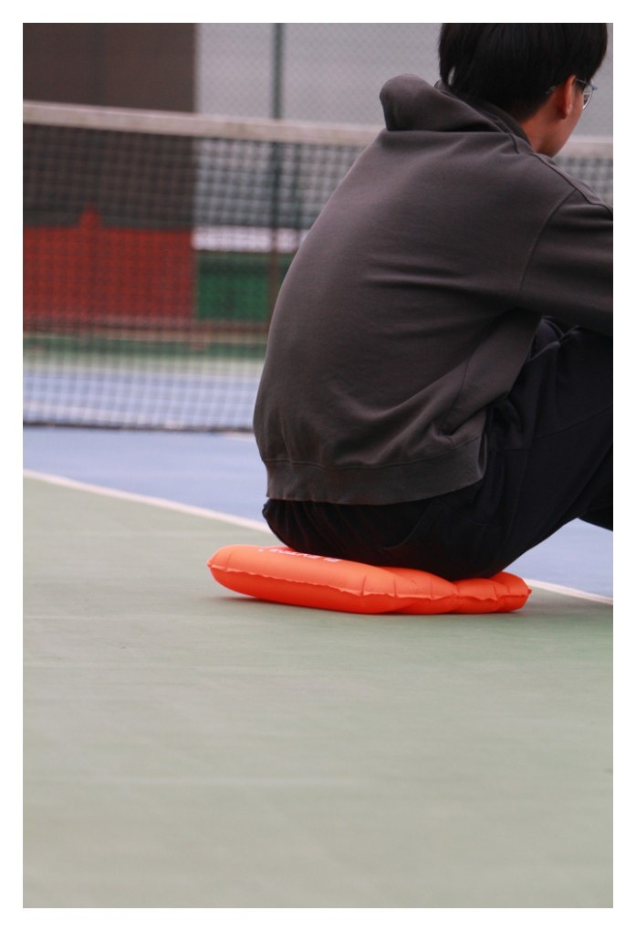 Сидушка надувна Flextail Zero Seat R02, 70 мм, помаранчева, укр, укр