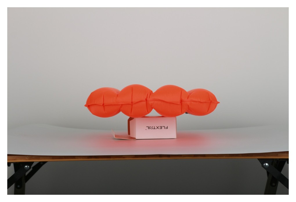 Сидушка надувна Flextail Zero Seat R02, 70 мм, помаранчева, укр, укр