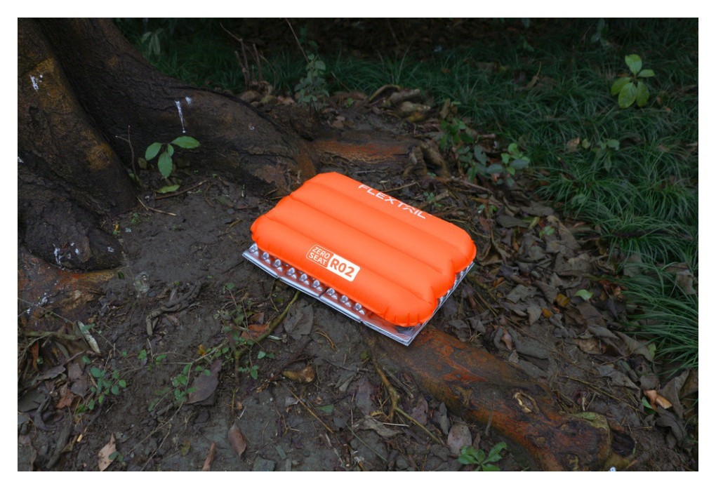 Сидушка надувна Flextail Zero Seat R02, 70 мм, помаранчева, укр, укр