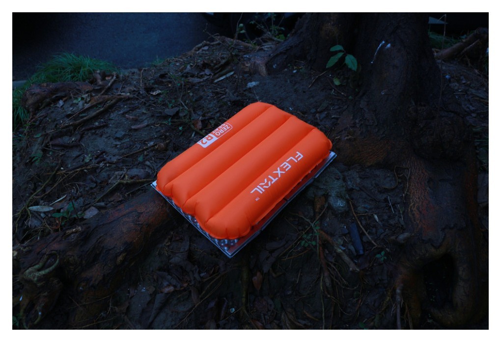 Сидушка надувна Flextail Zero Seat R02, 70 мм, помаранчева, укр, укр