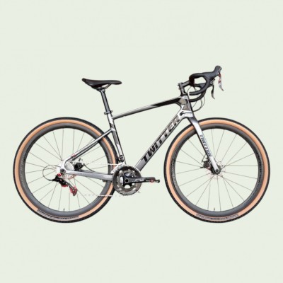 Велосипед карбоновий 28" Twitter Gravel Carbon RS-22S Dark-Gray