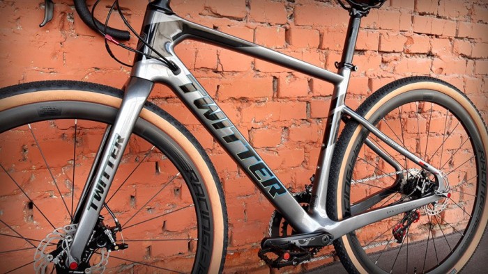 Велосипед карбоновий 28" Twitter Gravel Carbon RS-22S Dark-Gray