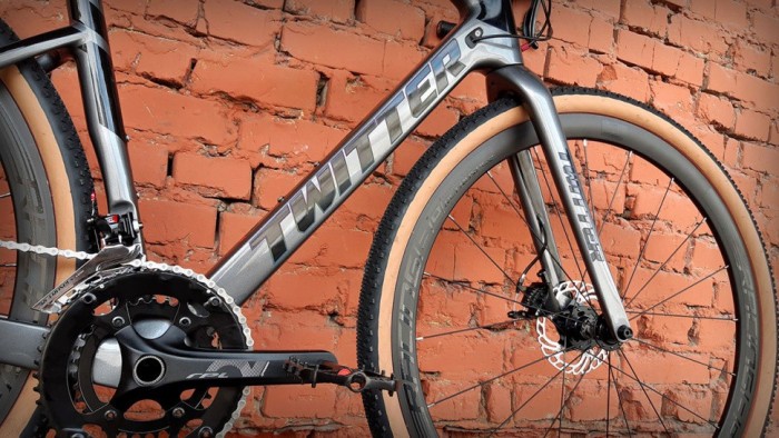 Велосипед карбоновий 28" Twitter Gravel Carbon RS-22S Dark-Gray