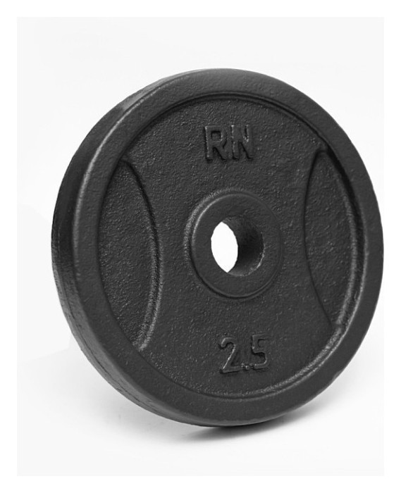 Металлический блинчик (диск) RN-Sport 2,5 кг под гриф Ø25мм для гантели (штанги)