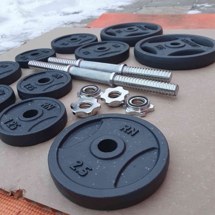 Металлический блинчик (диск) RN-Sport 2,5 кг под гриф Ø25мм для гантели (штанги)