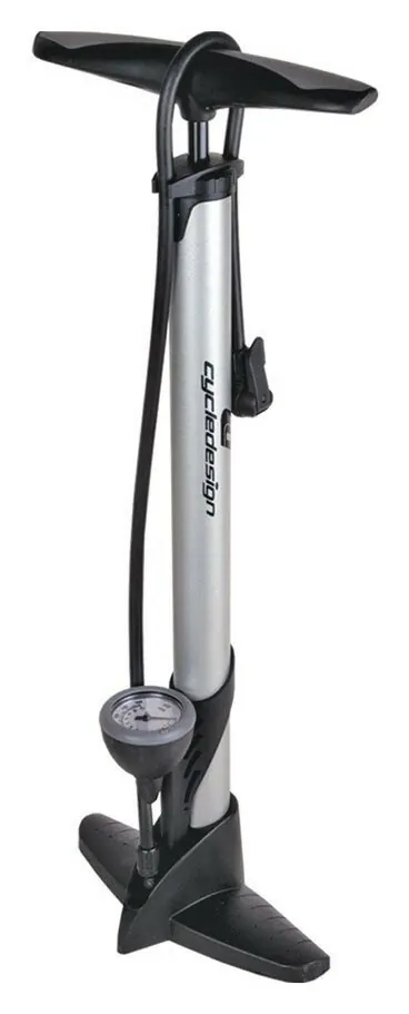 Насос для велосипеда Cycledesign FLOOR PUMP CLASSIC Silver (PP1662) (silver)