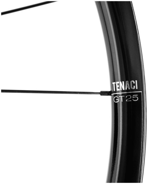 Колесо пров. + задн. 28" ERE TENACI GT25 CARBON, Gravel, 100x12/142x12, CL, HG11, tubeless, чорний сатин