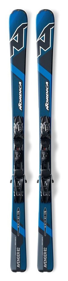 Лижі гірські комплект Nordica AVENGER 82 EVO+N ADV PRE 170см Blue/black (0A5069Q5+0C4042 001), укр, укр