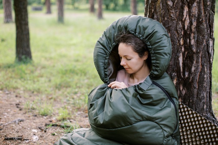 Спальний мішок Totem Hunter кокон лівий olive 220/60-55 UTTS-004, укр, укр