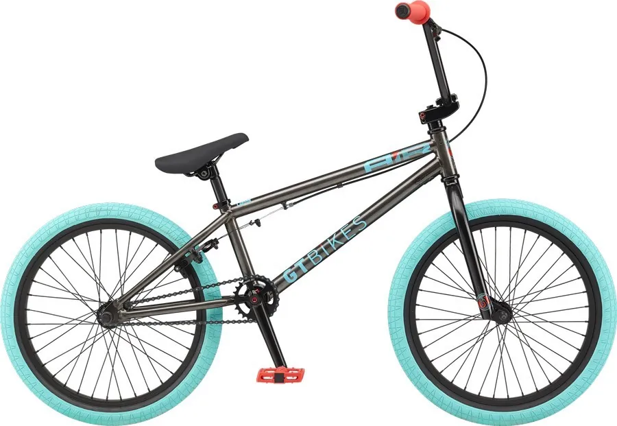 Велосипед GT BMX AIR 20" Black Metal Grey (20" Сірий)