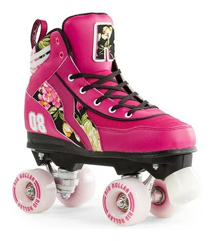 Роликові ковзани Rio Roller Flower 38 Purple (39,5 Квіти)