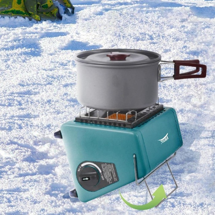 Газовий пальник-обігрівач BRS-H23, зелений, укр, укр