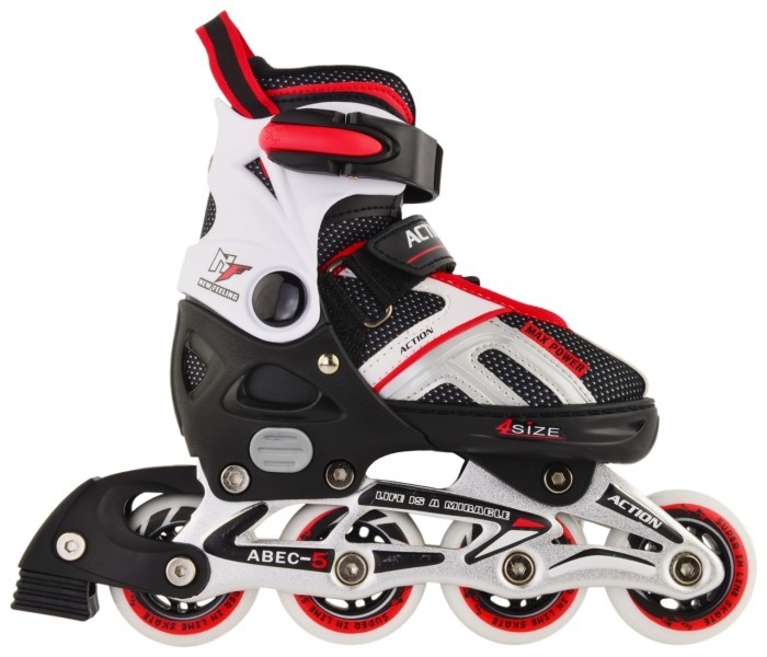 Роликові ковзани Action DANNY/Red/37-40, укр, укр