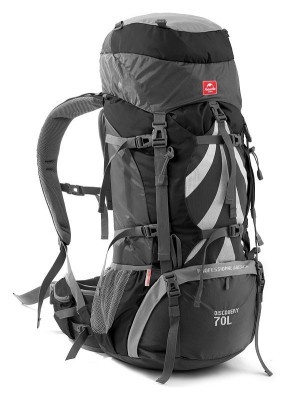 Рюкзак туристичний Naturehike NH70B070-B, 70 л + 5 л, чорний