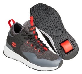 Роликові кросівки Heelys Piper Сіро-оранжеві - 31 розмір (100412) 
