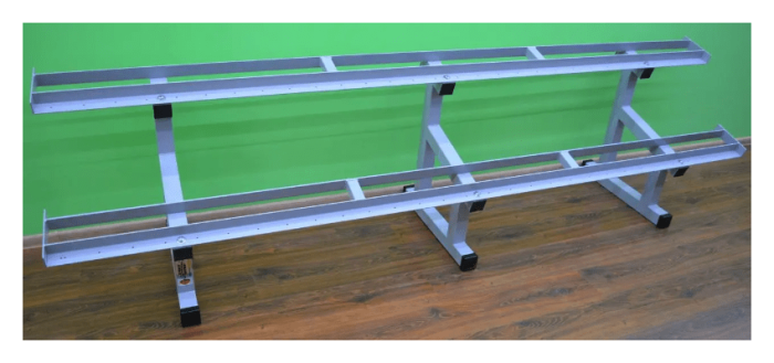 Стелаж для гантелей (2 яруси по 3 метри)