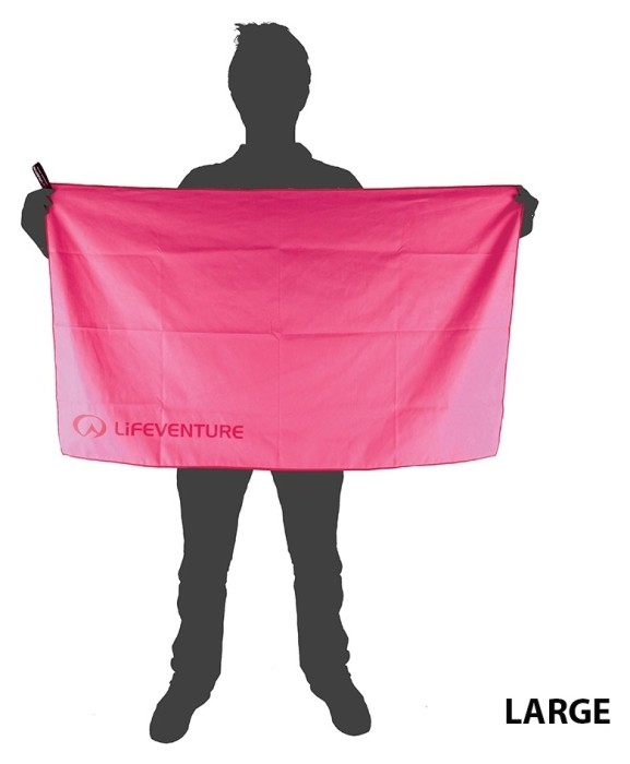 Полотенце Lifeventure Soft Fibre Advance pink Giant