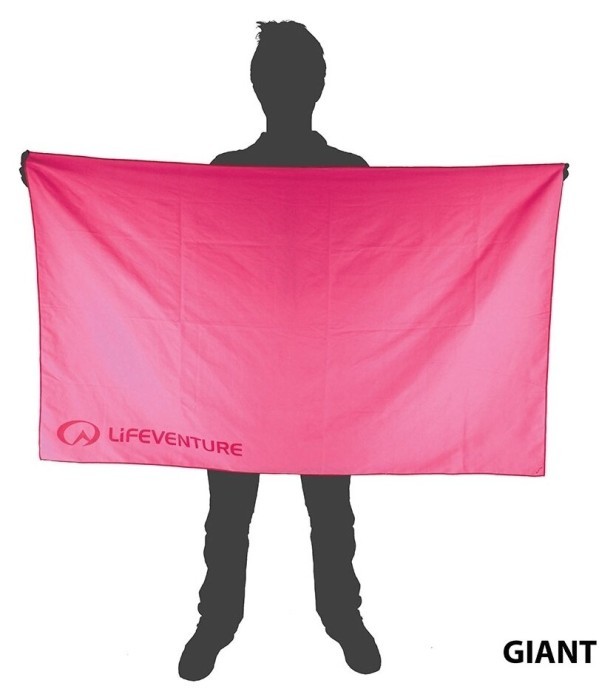 Рушник Lifeventure Soft Fibre Advance pink Giant, укр, укр