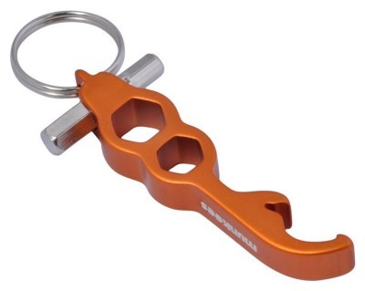 Munkees 3413 брелок-открывалка Hex Tool orange