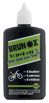 Масло для велосипедных и мотоциклетных цепей, капельный дозатор Brunox Top-Kett 100ml