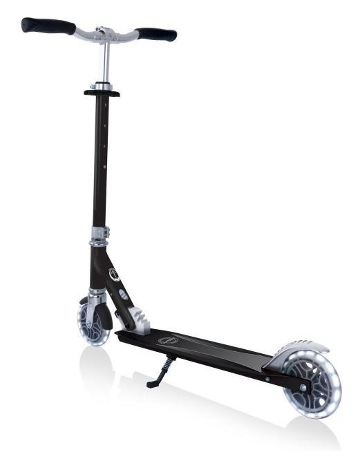 Самокат GLOBBER серії FLOW ELEMENT LIGHTS, чорний, колеса з підсвіткою, до 100кг, 5+, 2 колеса, укр, укр