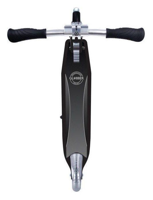 Самокат GLOBBER серії FLOW ELEMENT LIGHTS, чорний, колеса з підсвіткою, до 100кг, 5+, 2 колеса, укр, укр