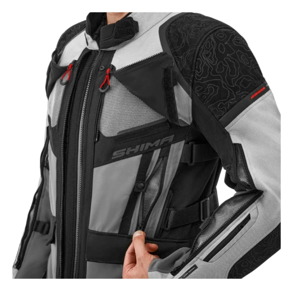 Мотокуртка Shima TRACKER Light Gray M