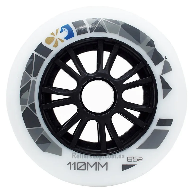 Колеса для роликів Flying Eagle SHR Speed 85A 3 шт білі 90 мм (90 мм)
