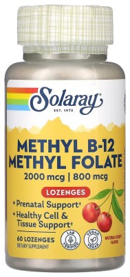 Methyl B-12 & Methyl Folate - 60 caps