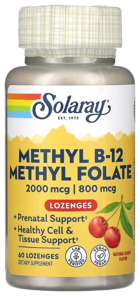 Methyl B-12 & Methyl Folate - 60 caps