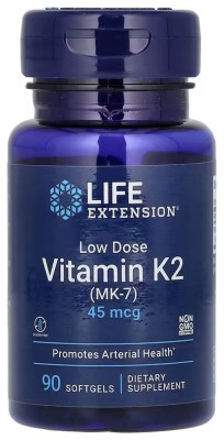 Low Dose Vitamin K2 45 mcg - 90 softgels
