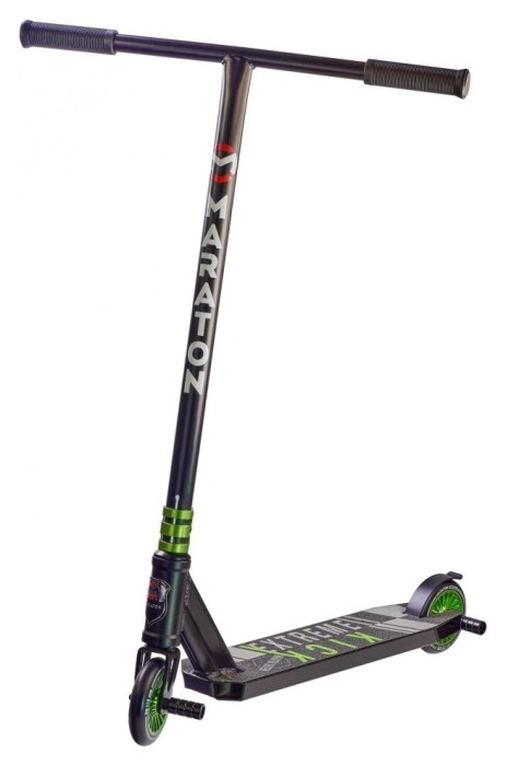 Трюковий самокат Maraton DEXTER Зелений Металик, укр, укр