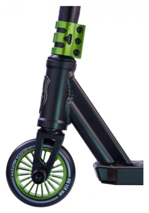 Трюковий самокат Maraton DEXTER Зелений Металик
