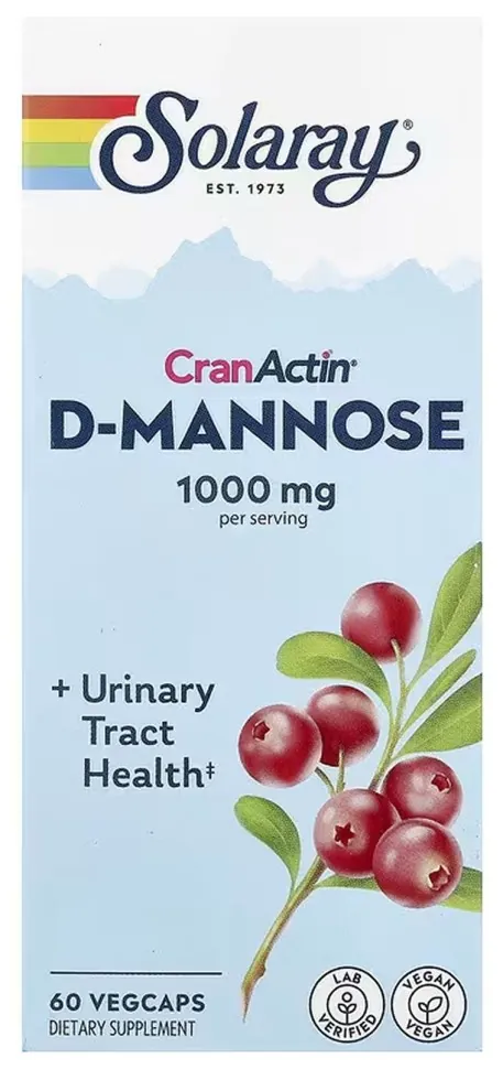 CranActin D-Mannose 1000mg - 60 vcaps (DSN_2023-10-5844)