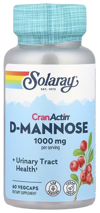 CranActin D-Mannose 1000mg - 60 vcaps