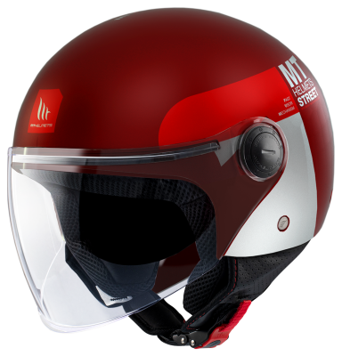 Мотошолом MT STREET S Inboard C5 Matt ECE2206