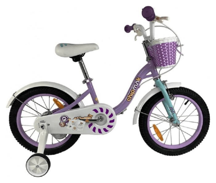 Велосипед дитячий RoyalBaby Chipmunk Darling 16", OFFICIAL UA, фіолетовий, укр, укр