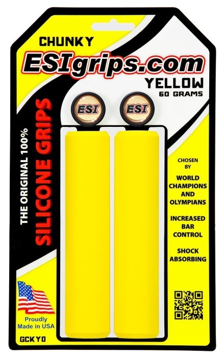Грипсы ESI Chunky Yellow (желтые)