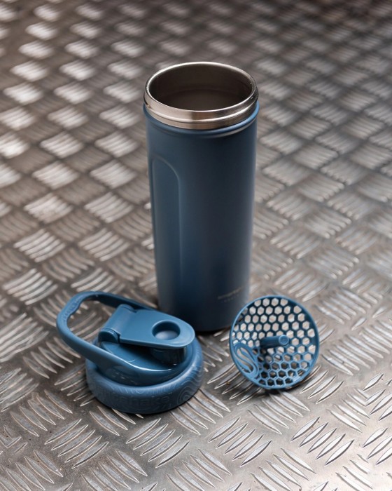 Шейкер спортивний SmartShake металевий Insulated Steel 750ml Blue